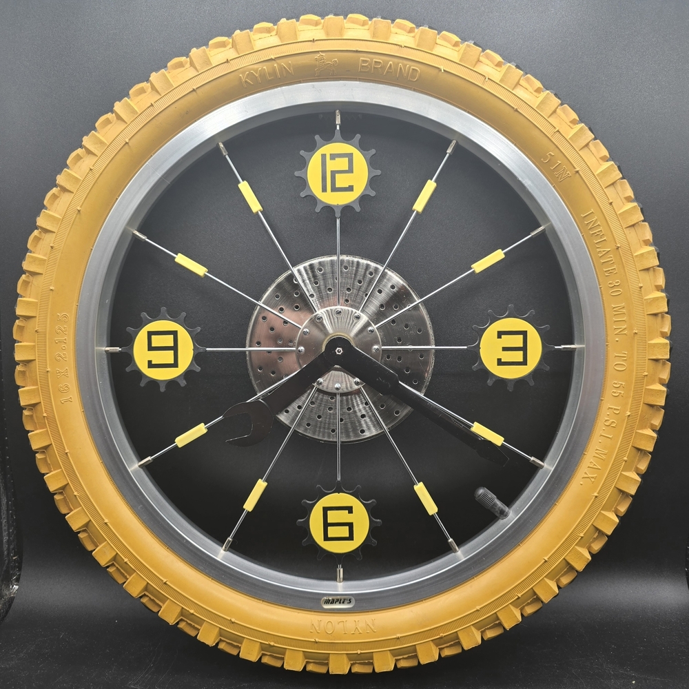Bicycle Tire Wheel Clock
